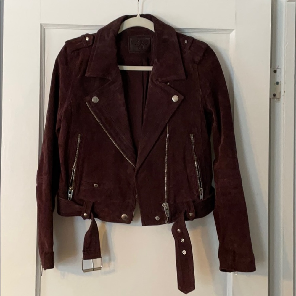 Blank NYC Suede Moto Jacket
